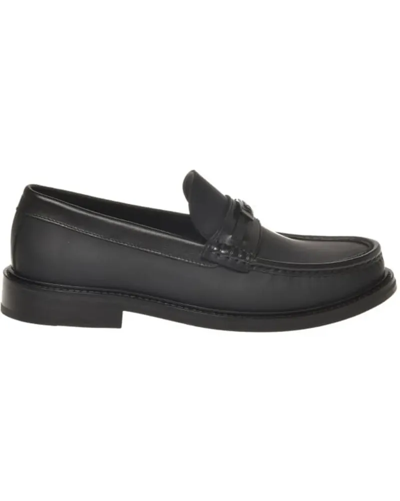 Moschino Loafer Flat Shoes Black schwarz Schwarz