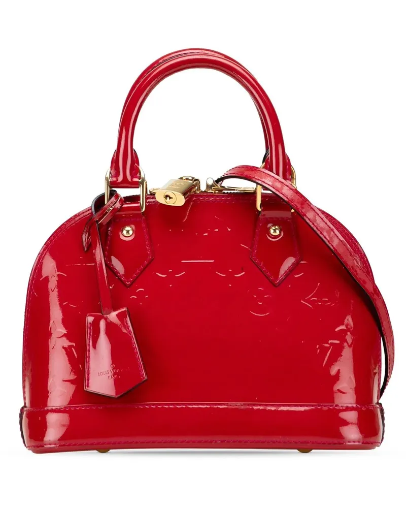 Louis Vuitton Hobo Bags Monogram Vernis Alma BB rot Rot