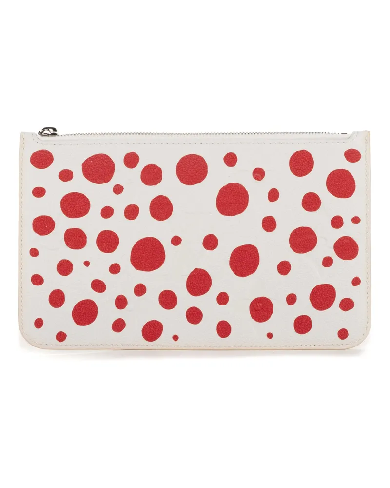 Louis Vuitton Crossbody Bags Ltd. Ed. Yayoi Kusama Infinity Dots Neverfull Pouc weiß Weiß