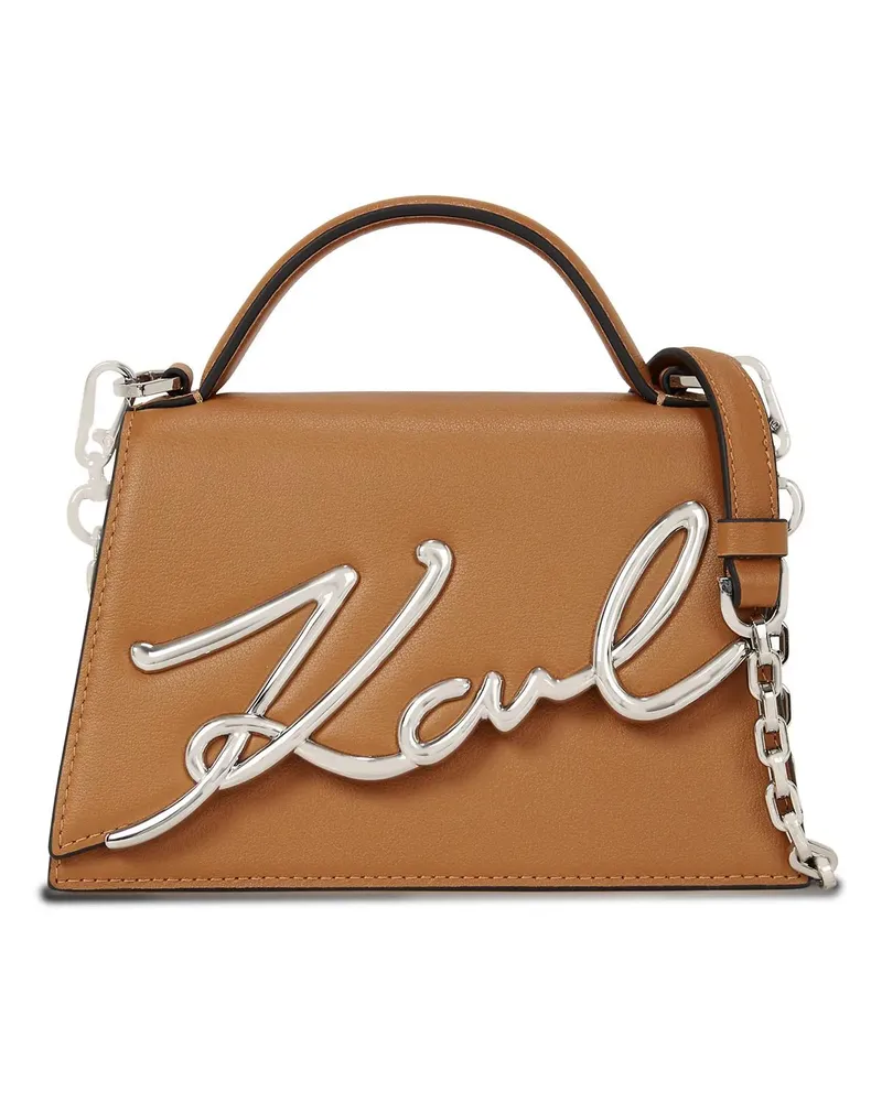 Karl Lagerfeld Crossbody Bags K/SIGNATURE KLEINE UMHÄNGETASCHE braun Braun
