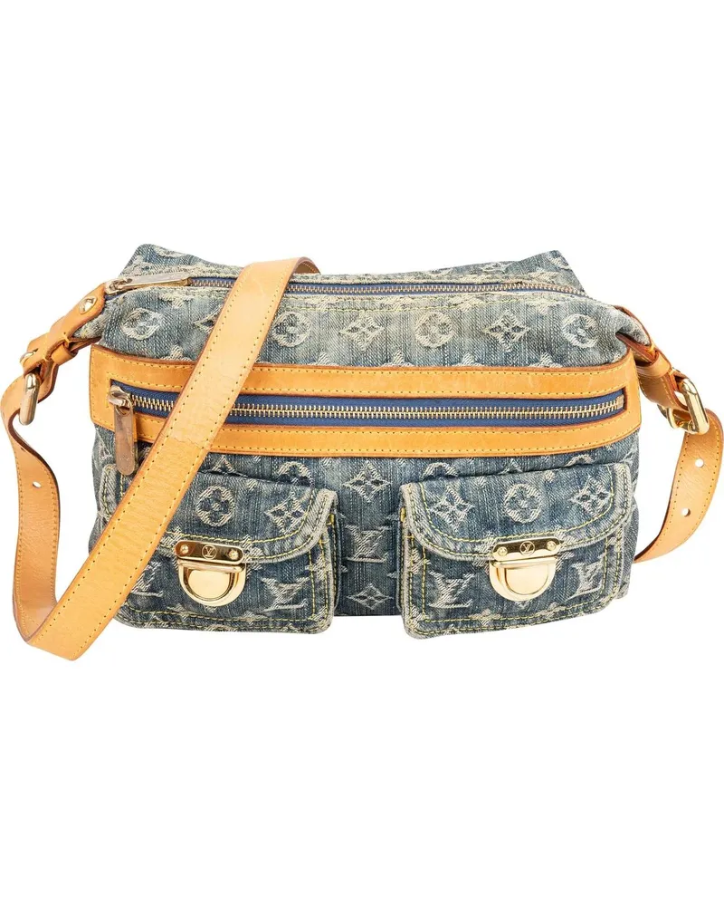 Louis Vuitton Crossbody Bags  Denim Monogram Baggy PM Crossbody Ba blau Blau