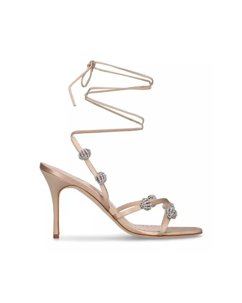 Manolo Blahnik Sandalen Elsaka 090 Sandals beige Beige