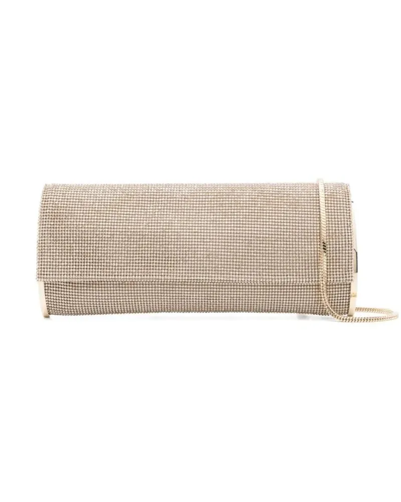 Benedetta Bruzziches Clutches Sand Crystal Mesh Clutch beige Beige