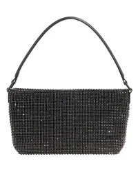 Self-Portrait Pochettes Diamante Small Hobo Bag Schwarz