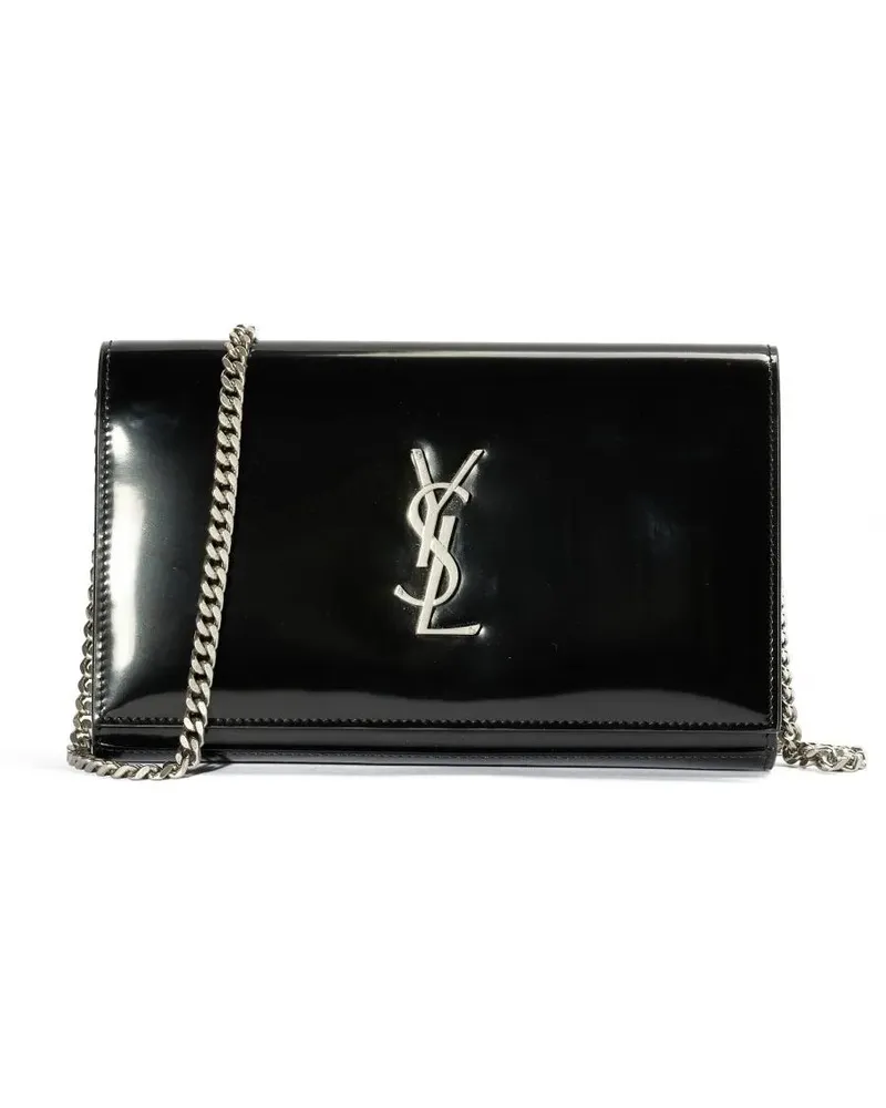 Saint Laurent Crossbody Bags Kate Chain Medium Black Paint schwarz Schwarz