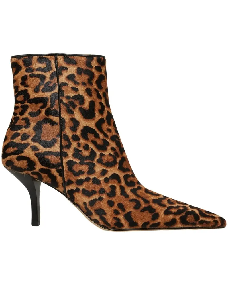 Michael Kors Stiefel Pony hair ankle boots 'Selina' braun Braun