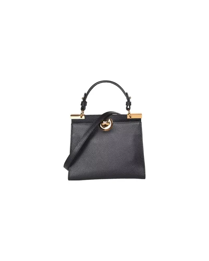 Coccinelle Shopper Textured Leather Bag Schwarz