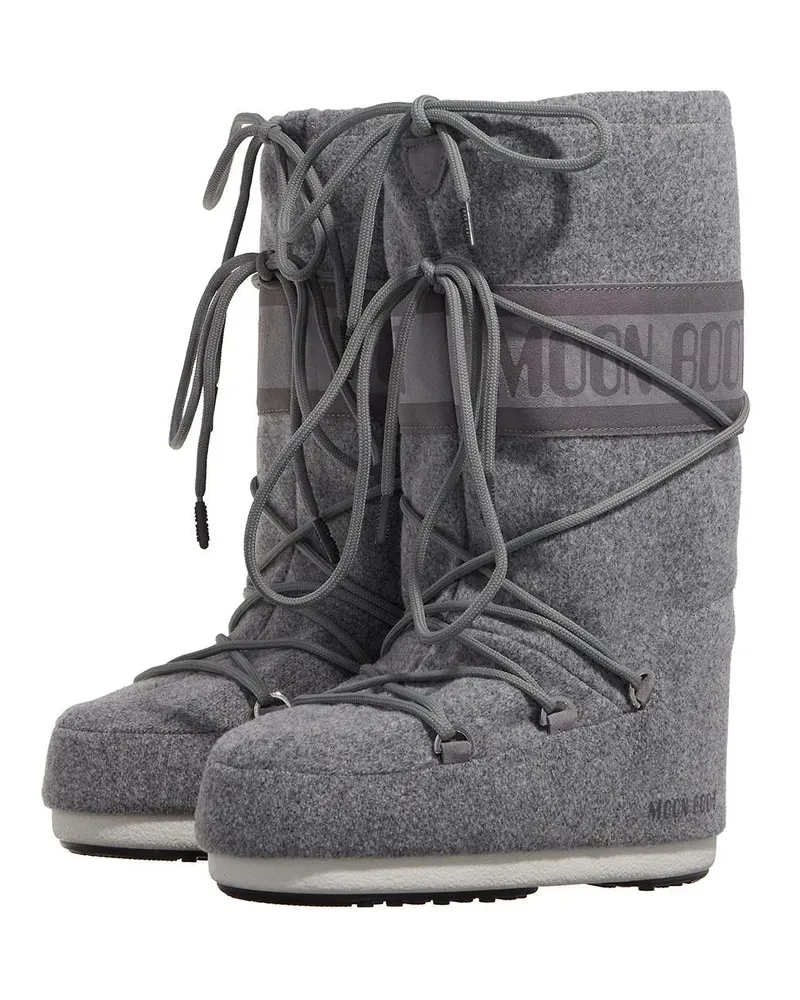 Moon Boot Stiefel & Boots Mb Icon Felt grau Grau
