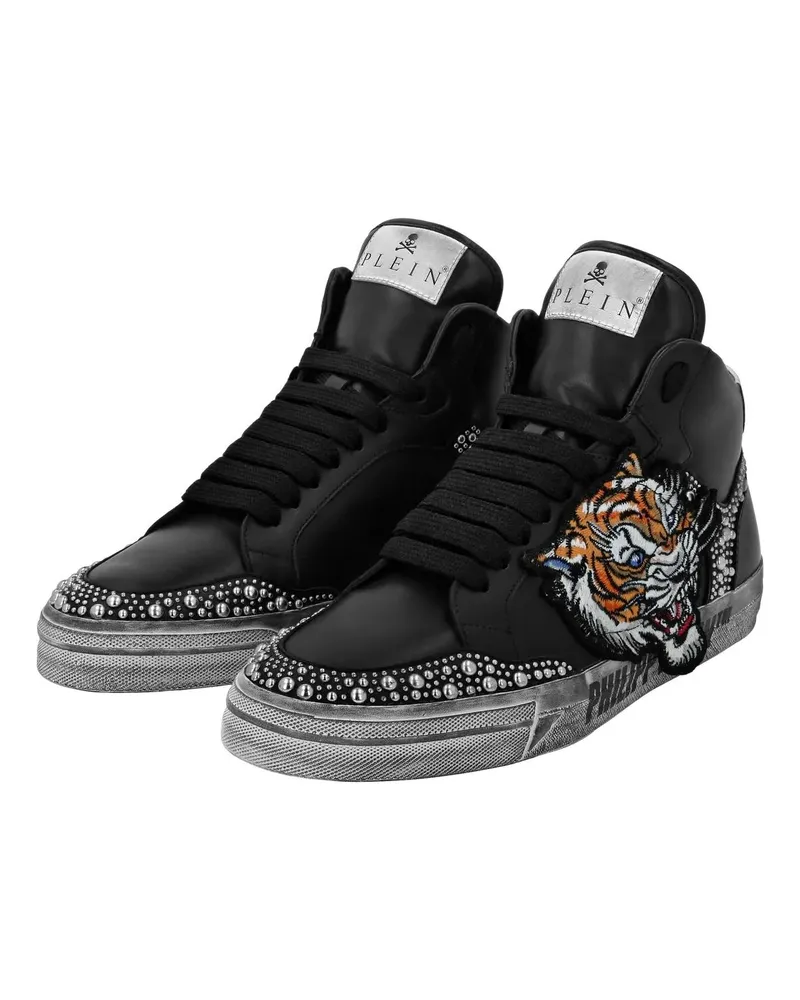 Philipp Plein Low-Top Sneaker Hightop-Sneaker Retrokickz schwarz Schwarz