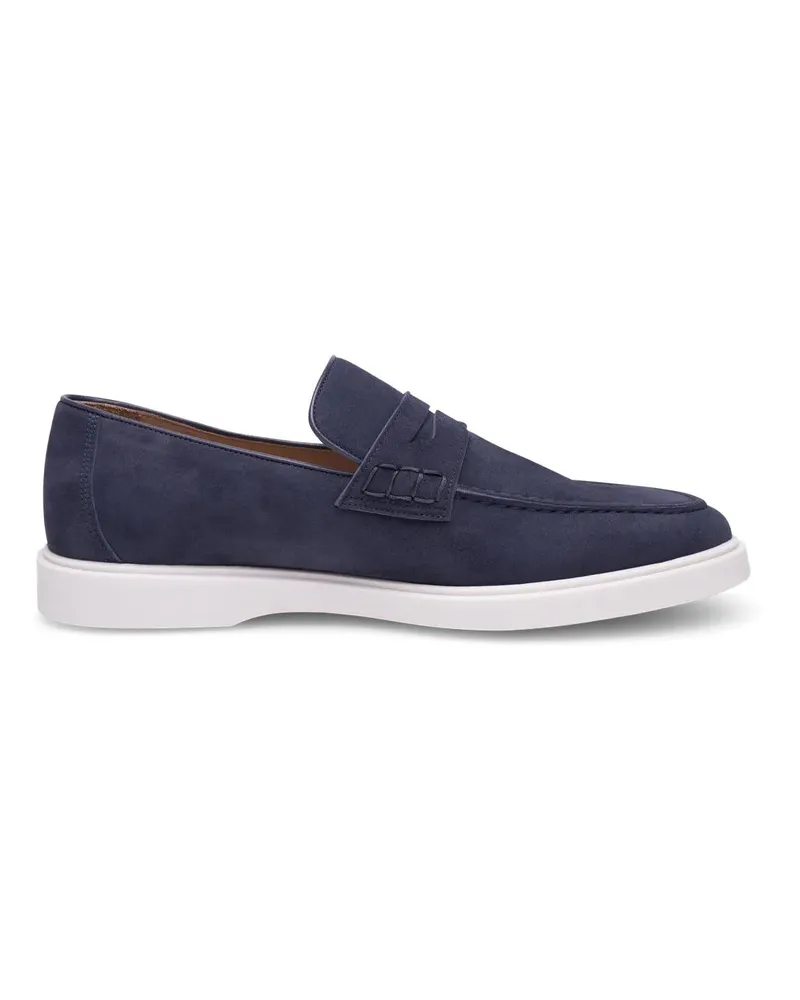 Heinrich Dinkelacker Slipper & Pantoletten Loafer Genua Penny Loafer V blau Blau