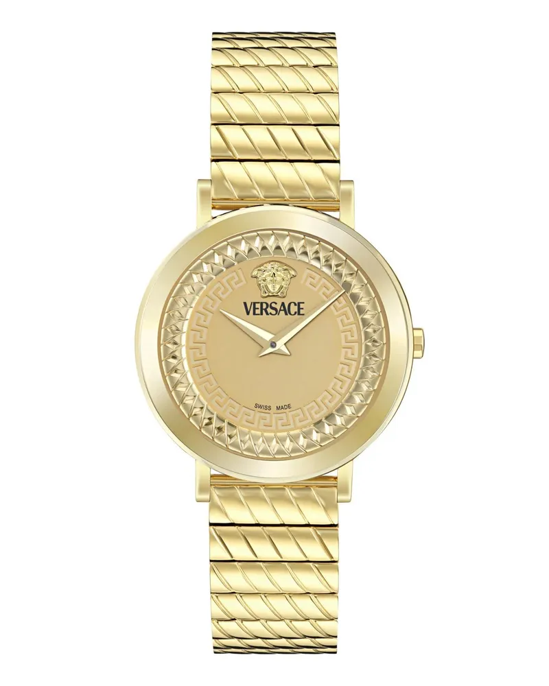 Versace Uhr Quarz-Analoguhr  Delphinus yellow Gelb