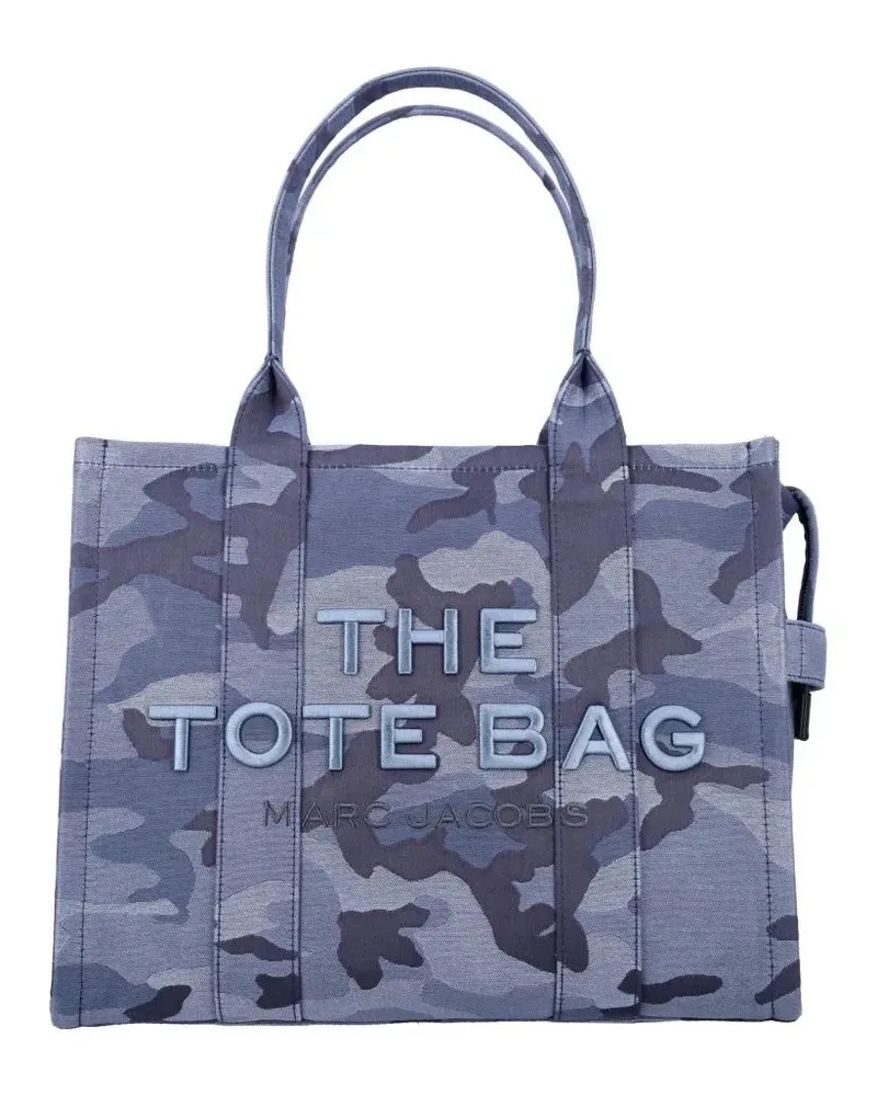 Marc Jacobs Shopper & Totes The Camo Jacquard Large Tote Bag blau Blau
