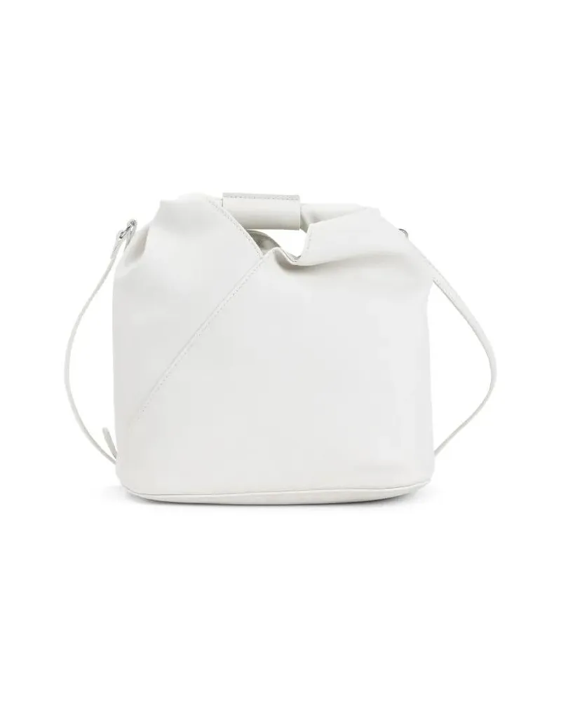 Maison Margiela Hobo Bags Slouchy Shoulder Bag In Soft Neutral Polyurethane weiß Weiß