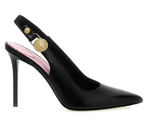 Hohe Schuhe 'Eva' Slingback schwarz