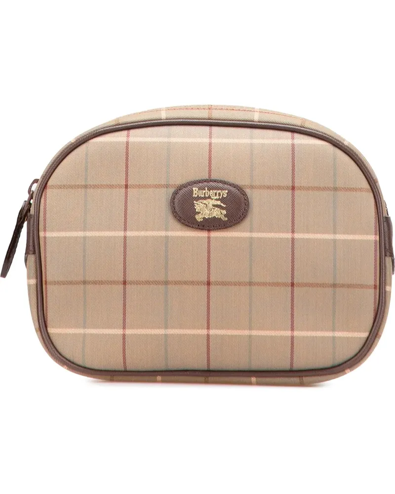 Burberry Clutches Vintage Check Canvas Clutch braun Braun