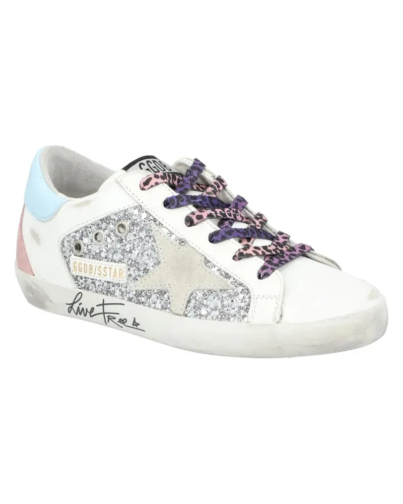 Golden Goose Low-Top Sneaker Multicolored Glitter Superstar bunt Bunt