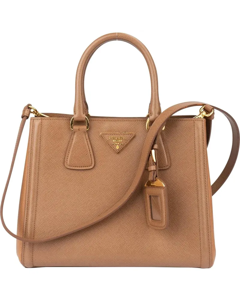 Prada Crossbody Bags  Saffiano Leather Galleria Handbag braun Braun