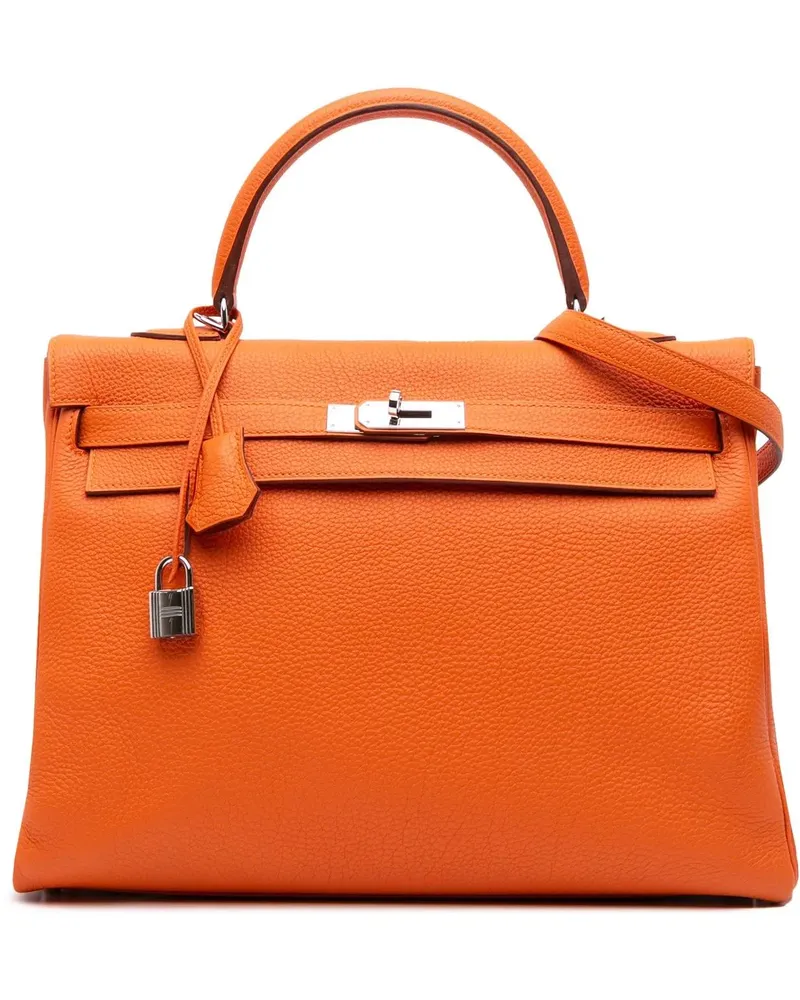 Hermès Hobo Bags Togo Kelly II Retourne 35 orange Orange