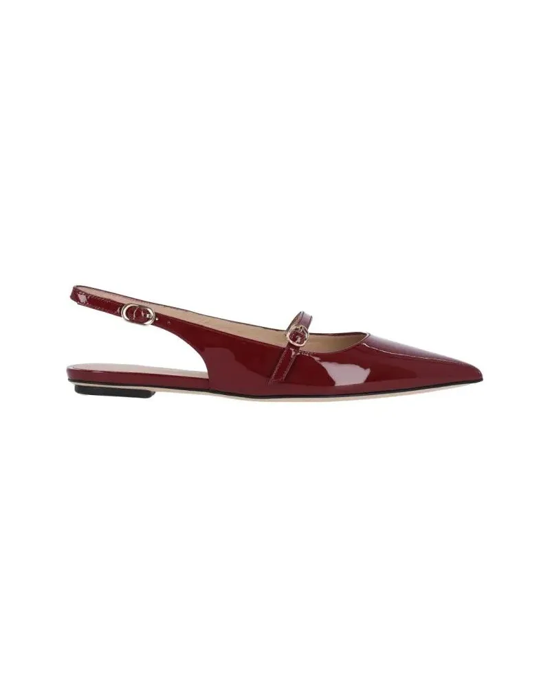 Stuart Weitzman Emilia" Slingback Mules – Bordeaux rot Rot