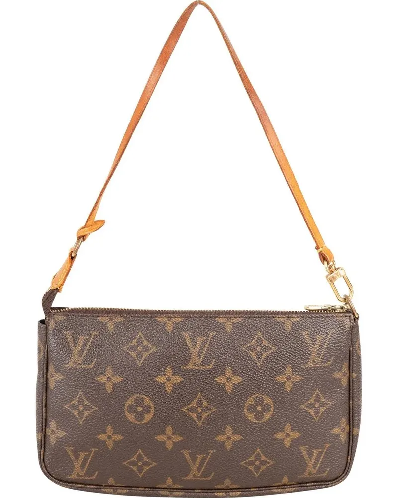 Louis Vuitton Crossbody Bags  Canvas Monogram Pochette Accessoire braun Braun