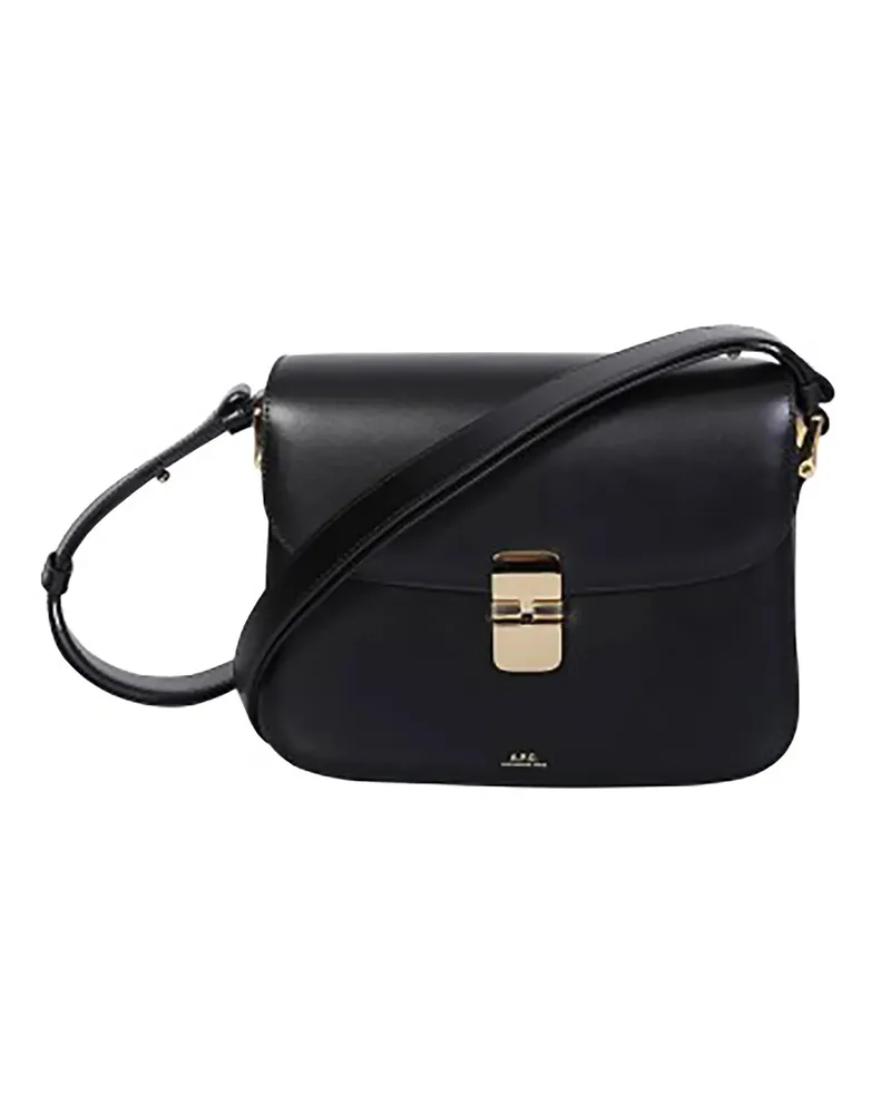 A.P.C. Schultertaschen Grace Shoulder Bag schwarz Schwarz