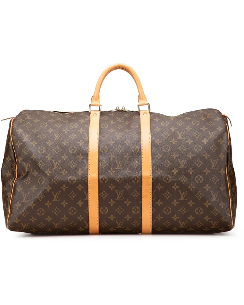 Louis Vuitton Weekender Monogram Keepall 55 braun Braun