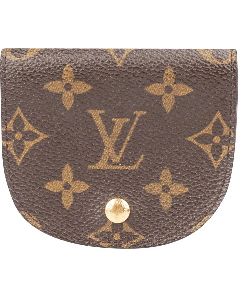 Louis Vuitton Portemonnaie  Canvas Monogram Coin Wallet braun Braun
