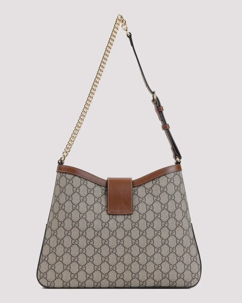 Gucci Hobo Bags Padlock Gg Medium Shoulder Bag beige Beige