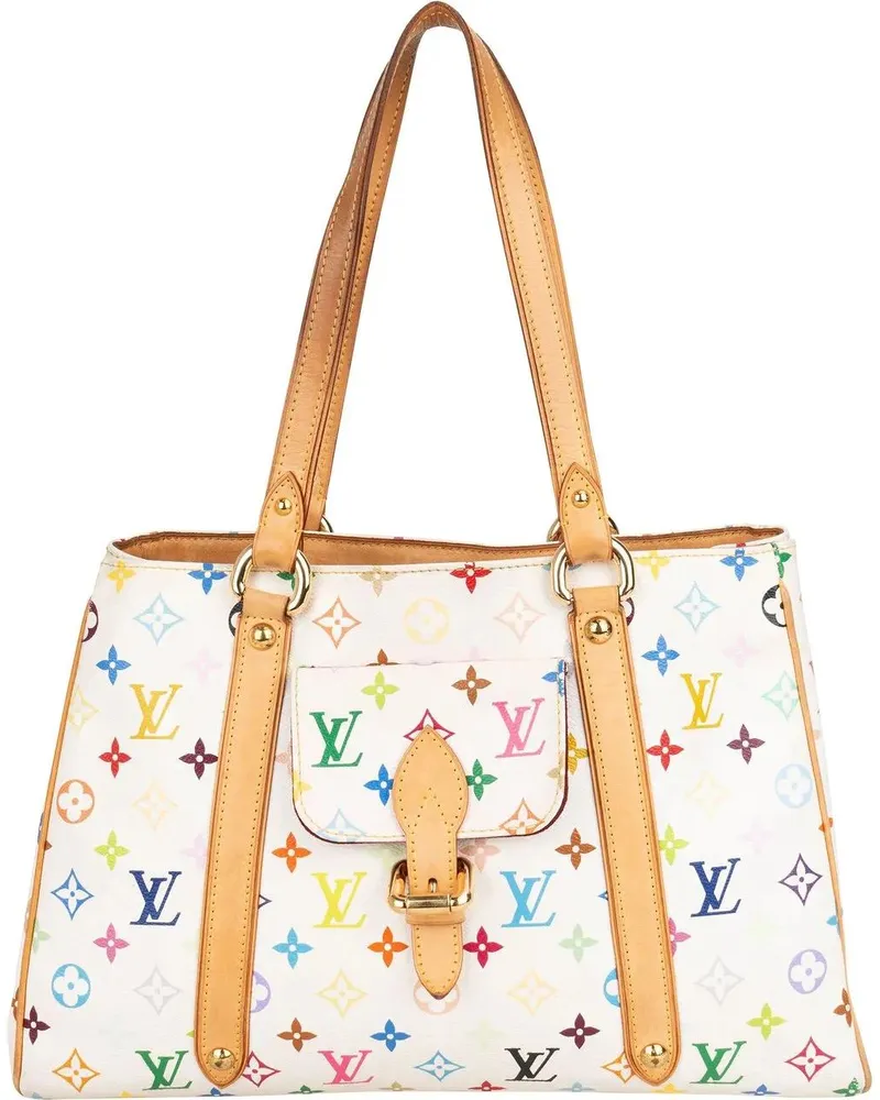 Louis Vuitton Crossbody Bags  Murakami Multicolor Aurelia Shoulder weiß Weiß