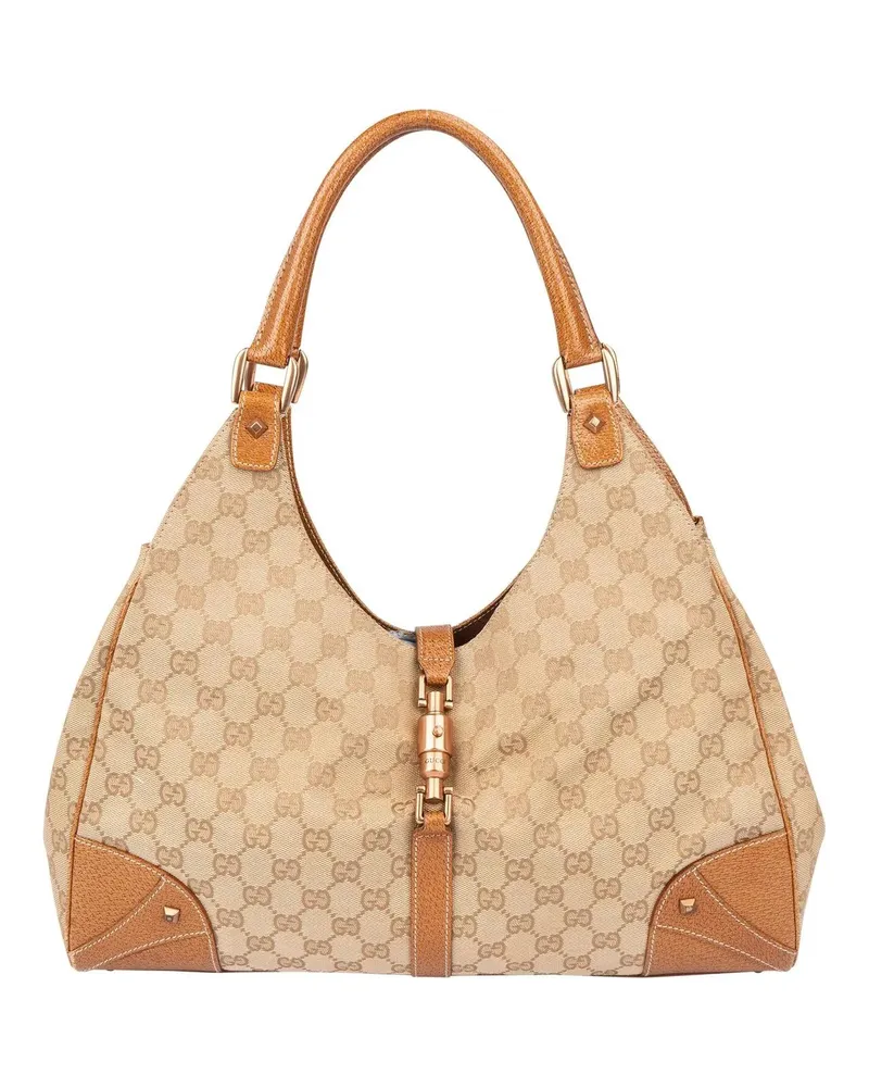 Gucci Crossbody Bags  GG Monogram Jackie Handbag braun Braun