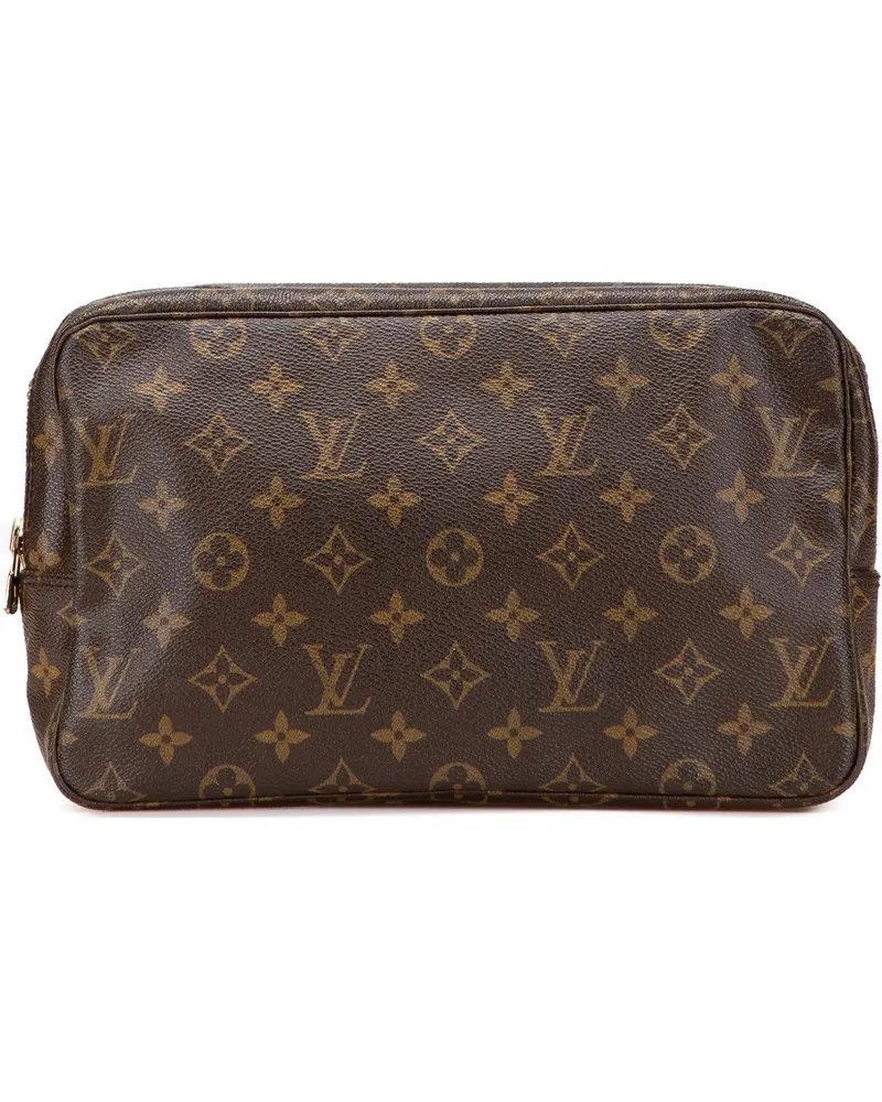 Louis Vuitton Clutches Monogram Trousse Toilette 28 braun Braun