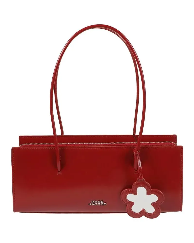 Marc Jacobs Hobo Bags Rectangular Handbag With Floral Charm rot Rot