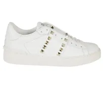 Low-Top Sneaker Rockstud Untitled Sneaker weiß