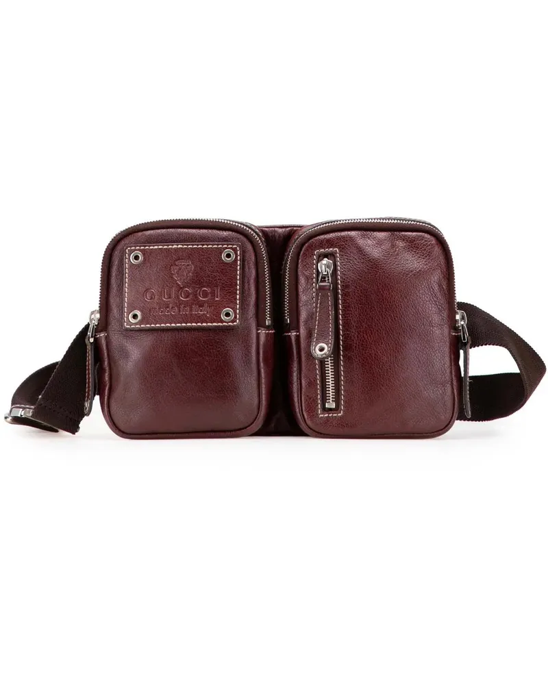 Gucci Bauchtaschen Leather Hysteria Belt Bag rot Rot