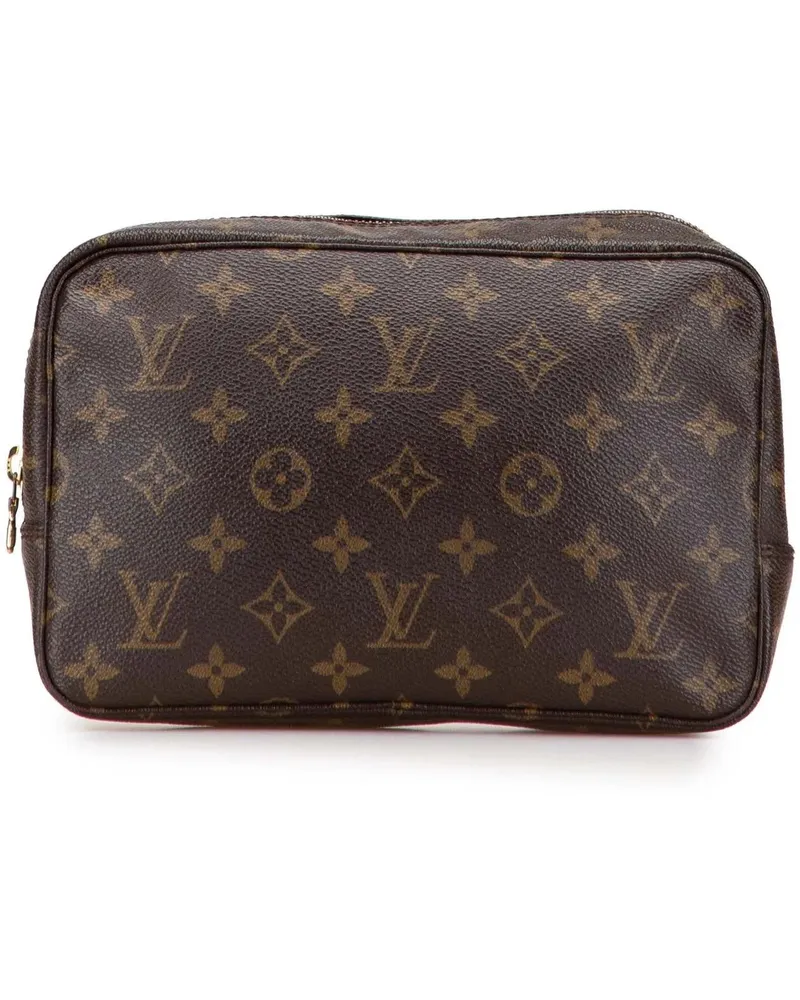 Louis Vuitton Clutches Monogram Trousse Toilette 23 braun Braun