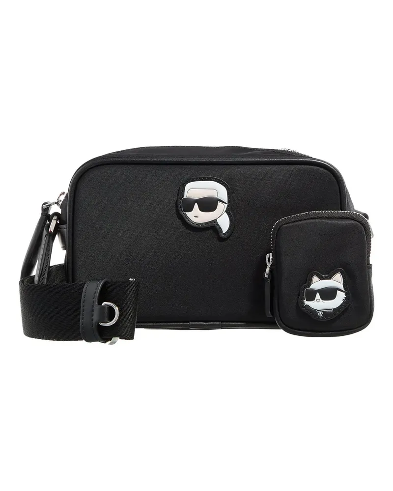 Karl Lagerfeld Crossbody Bags Ikon Nylon Camera Bag schwarz Schwarz