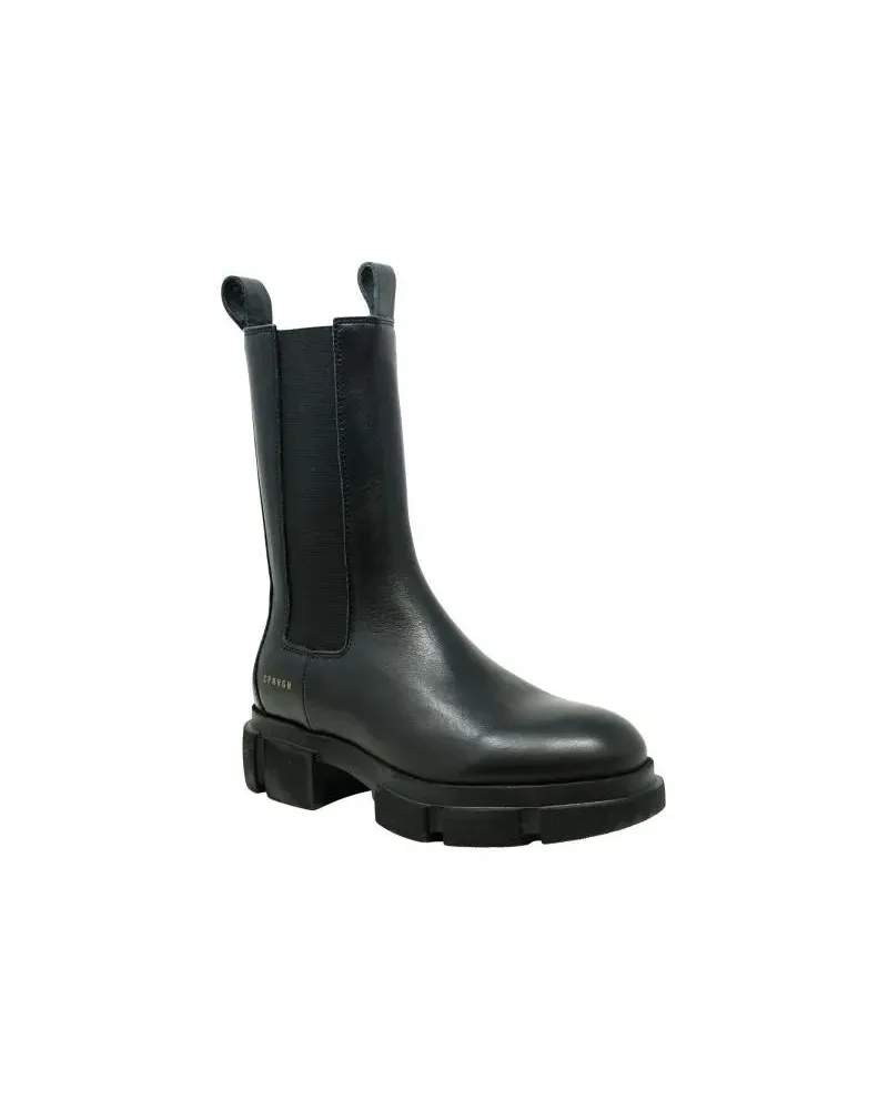 Copenhagen Stiefel Black Leather Chelsea Boots schwarz Schwarz