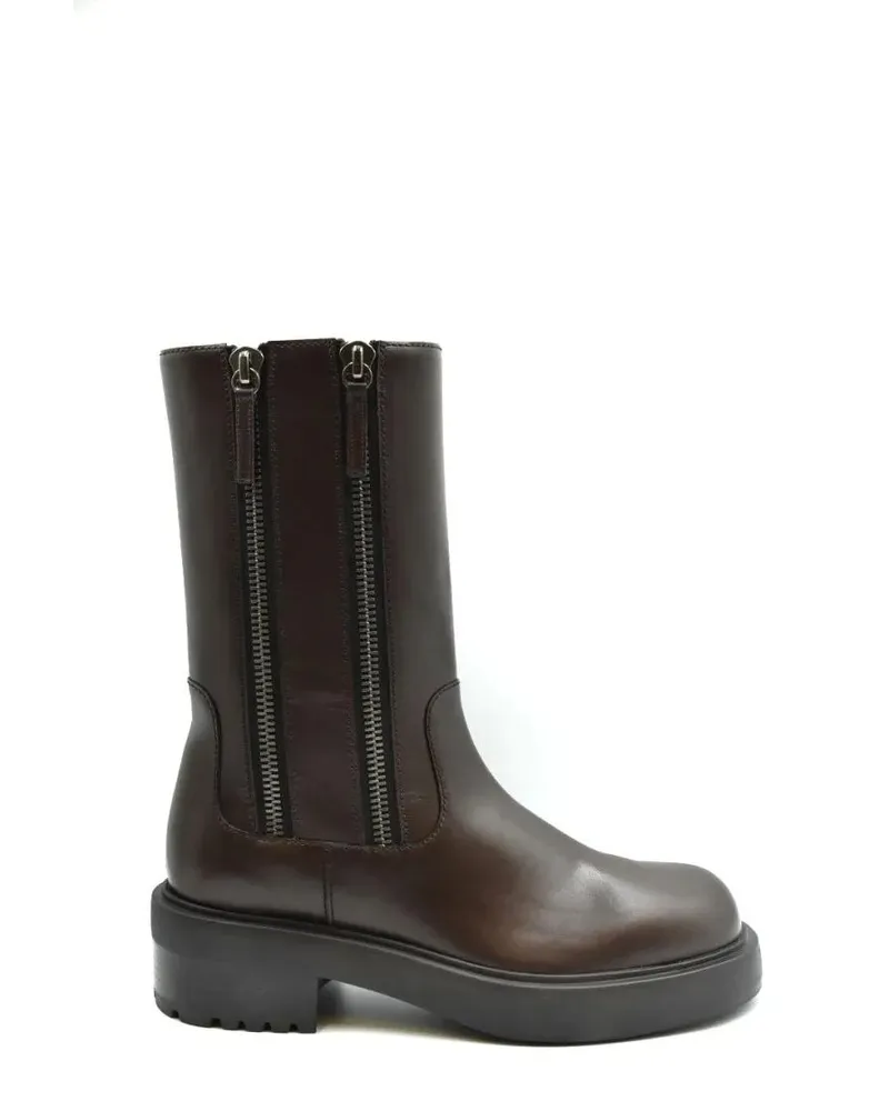 Giuseppe Zanotti Stiefel Leather Ankle Boots braun Braun