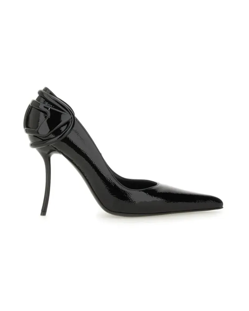 Diesel Hohe Schuhe High-Heeled Pumps schwarz Schwarz