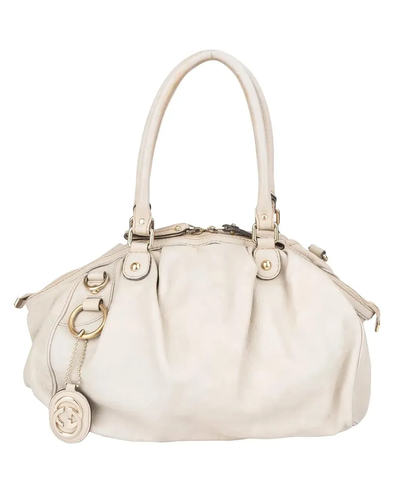 Gucci Crossbody Bags  White Leather Sukey Handbag bunt Bunt