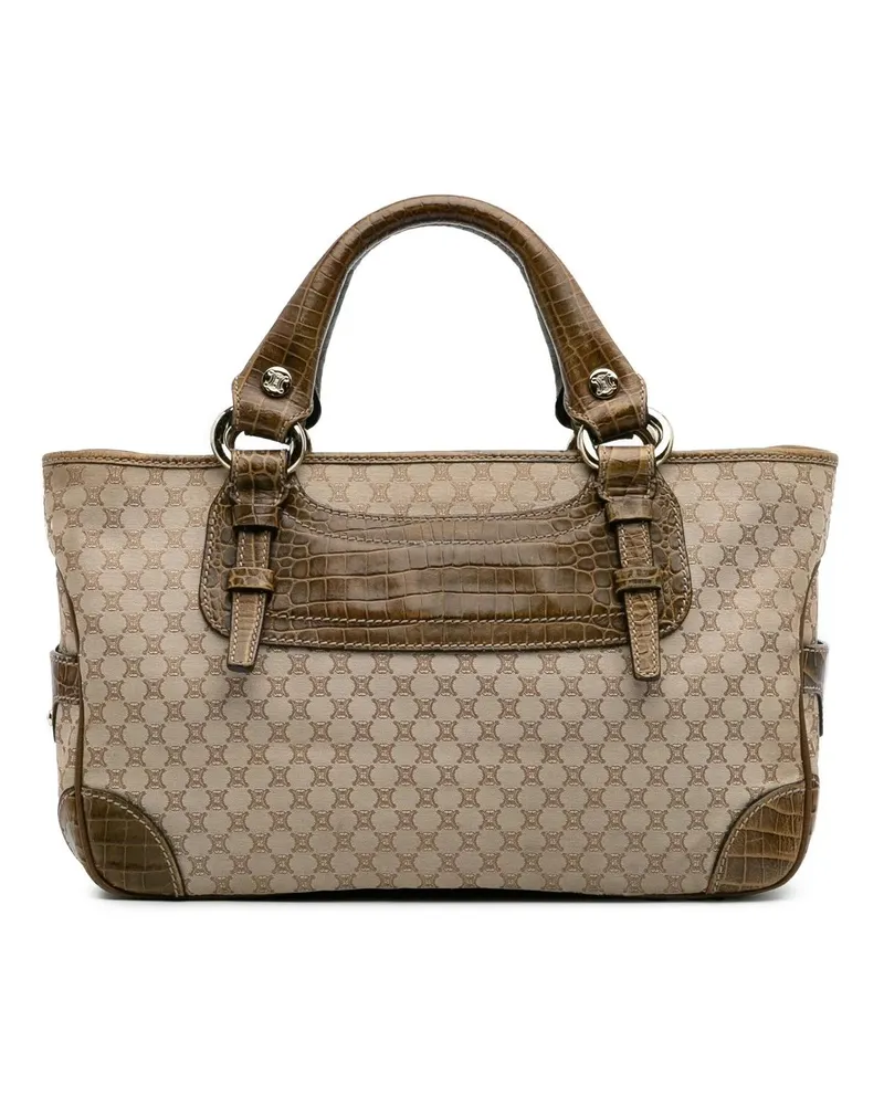 Celine Crossbody Bags Macadam Canvas Boogie Handbag braun Braun