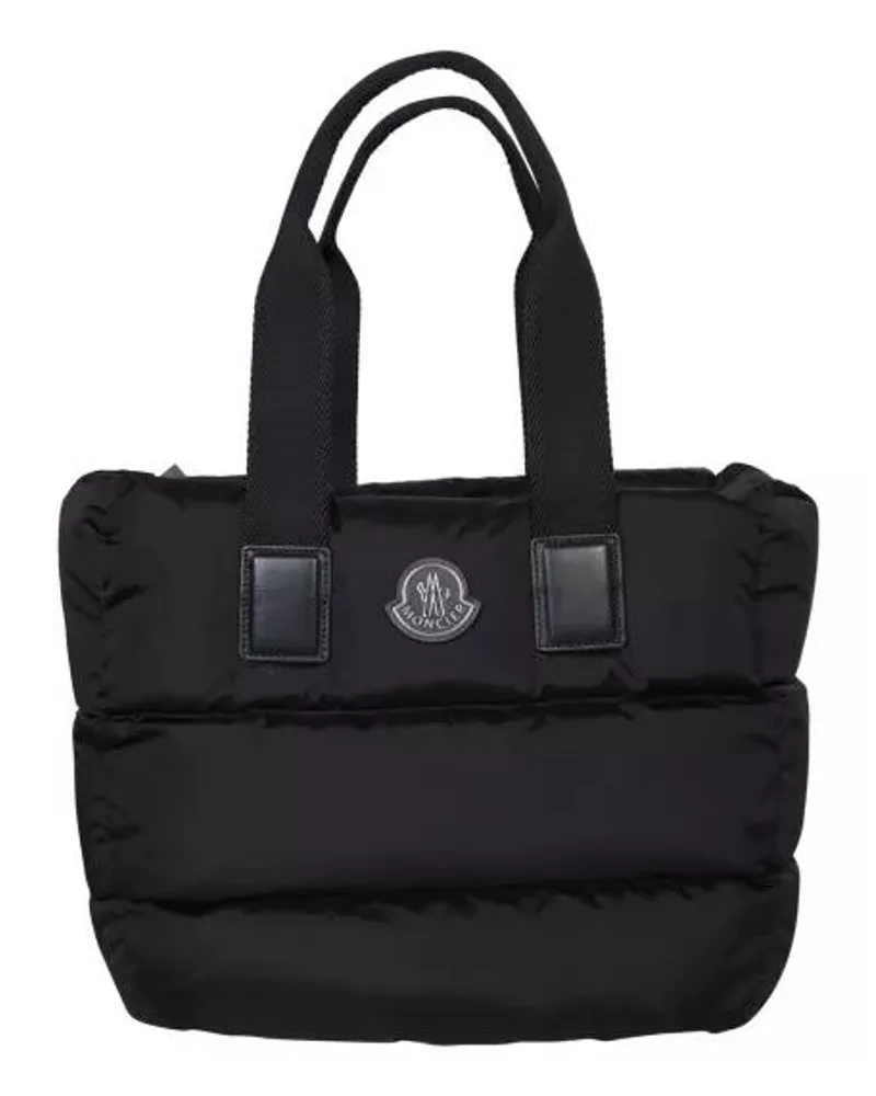 Moncler Crossbody Bags Nylon And Leather Bag Schwarz