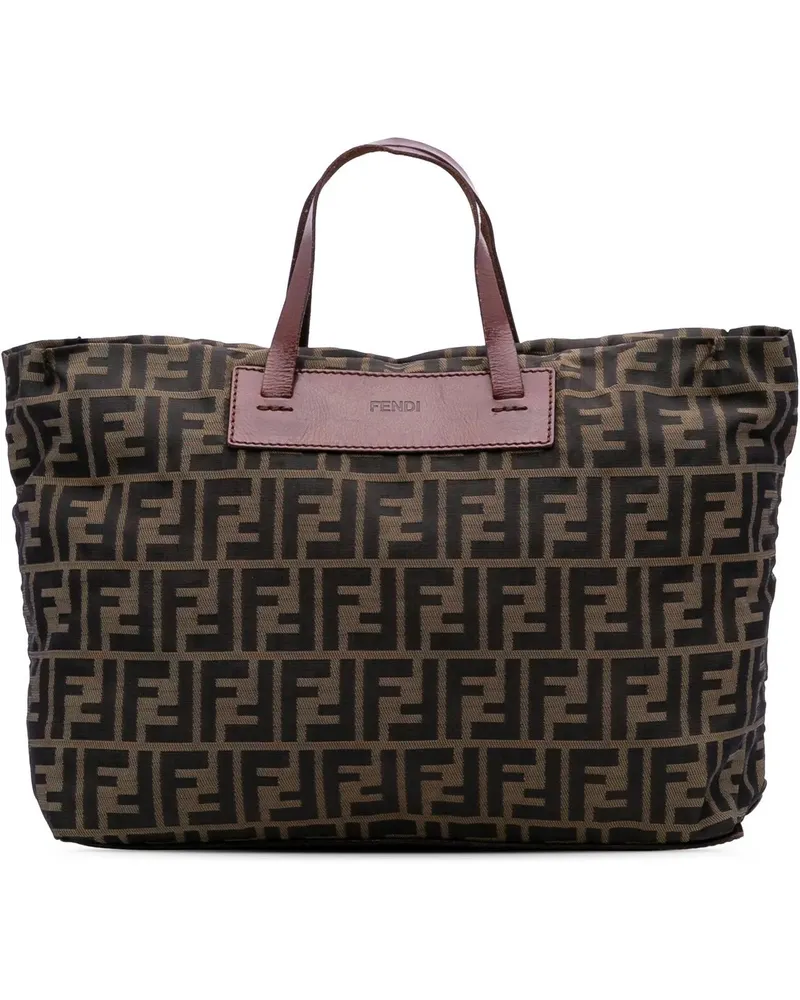 Fendi Shopper Zucca Canvas Tote braun Braun