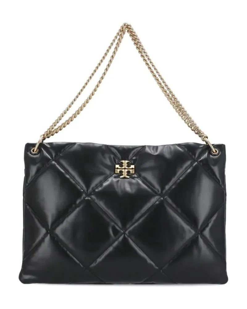 Tory Burch Hobo Bags Kira Diamond Quilt Hobo Bag schwarz Schwarz