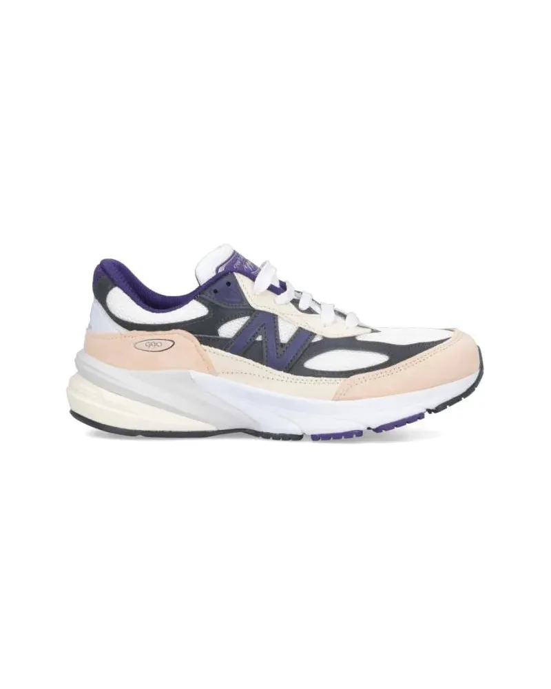 New Balance Low-Top Sneaker 990V6 Sneakers In Suede And Multicolor Mesh bunt Bunt