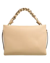 Coccinelle Satchel Bag Boheme Grana Double Handbag Beige