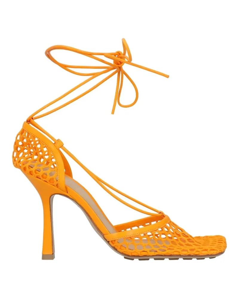 Bottega Veneta Sandalen Stretch Lace-Up Sandal Orange orange Orange