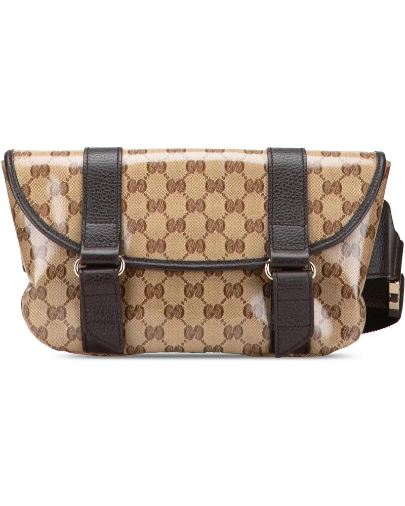 Gucci Bauchtaschen GG Crystal Belt Bag braun Braun