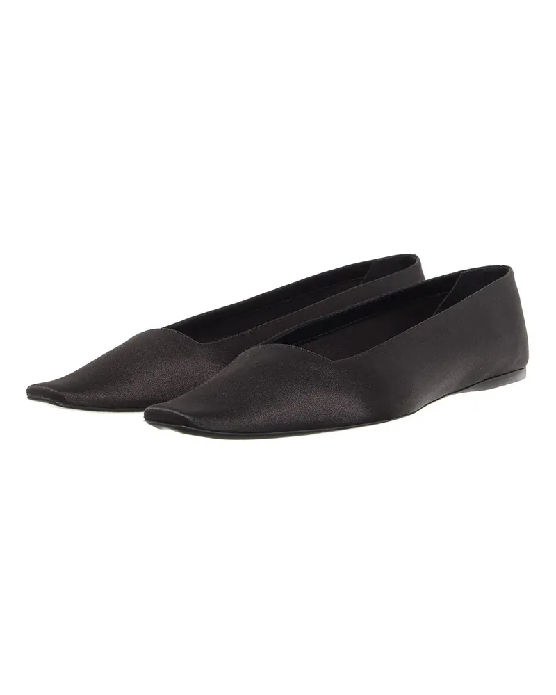 Saint Laurent Loafer Poppy Ballet Flat schwarz Schwarz