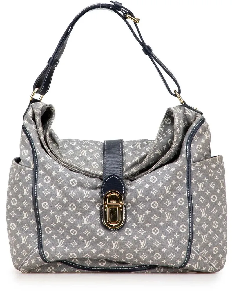Louis Vuitton Hobo Bags Monogram Mini Lin Idylle Romance grau Grau